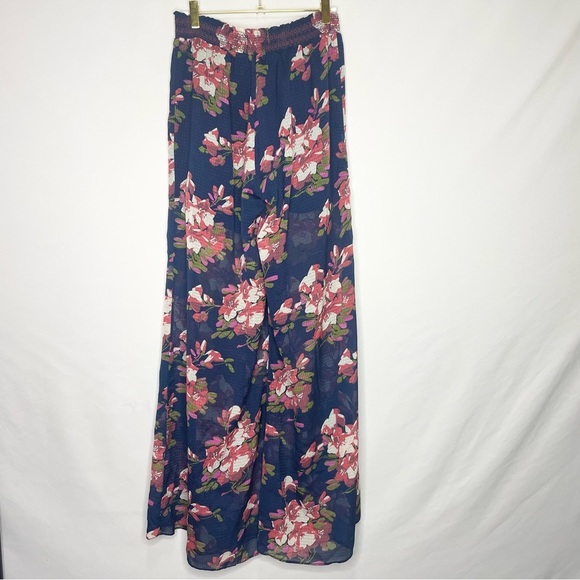 Anthropologie Elevenses Fire Lily Wide Leg Pant - Picture 4 of 7